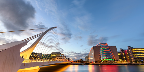 Samuel Beckett Bridge in Dublin