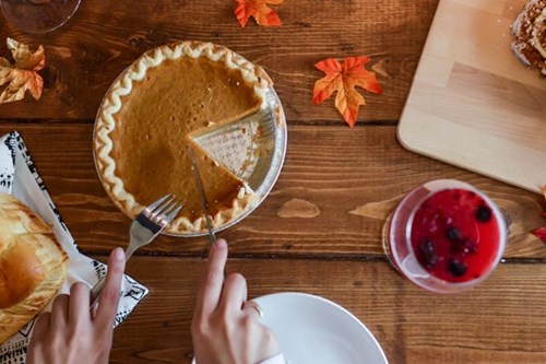 Pumpkin pie for Thanksgiving