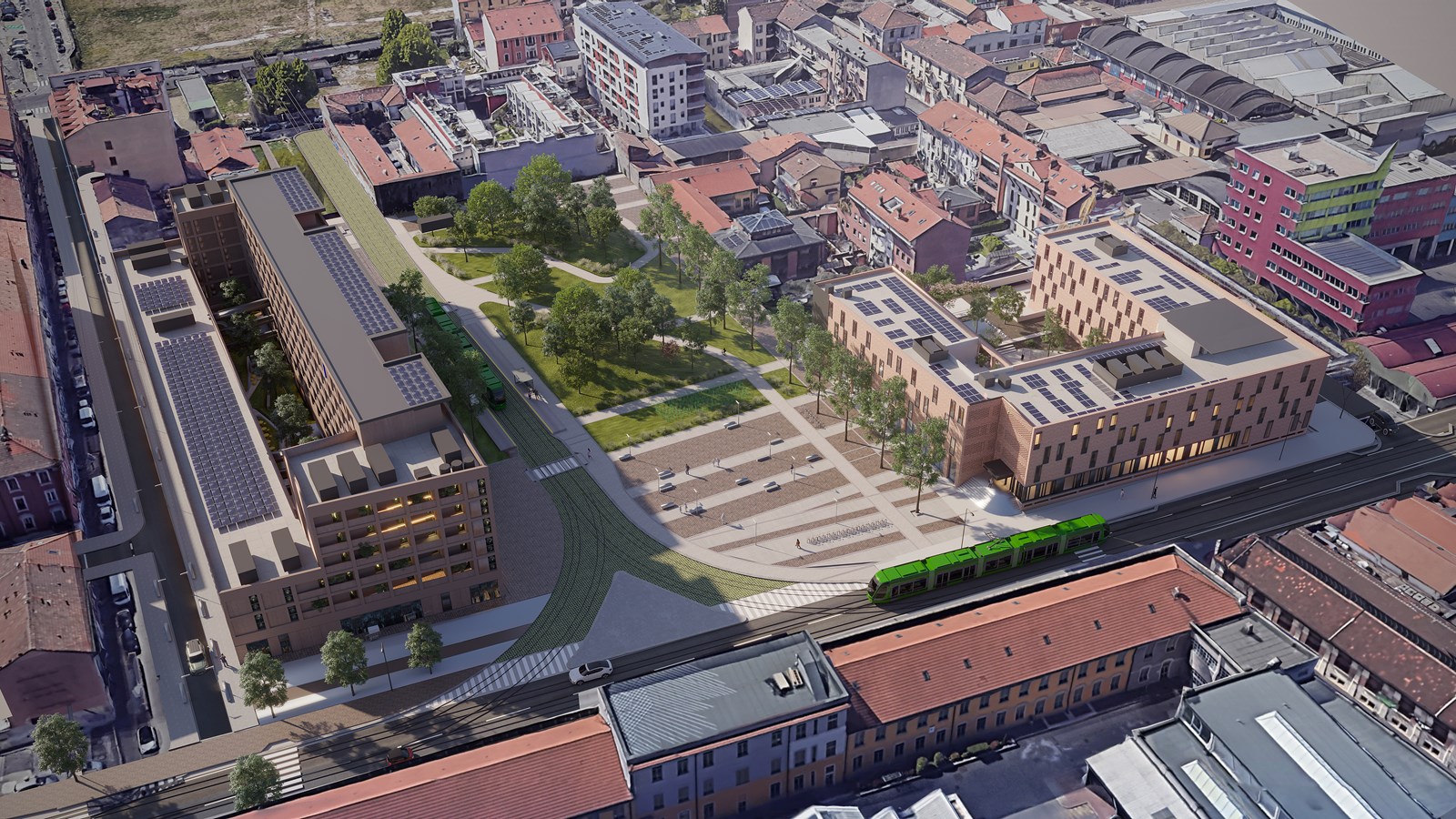 Vista Aerea ED.A Ed.B