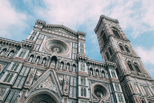 a cathedral in florence