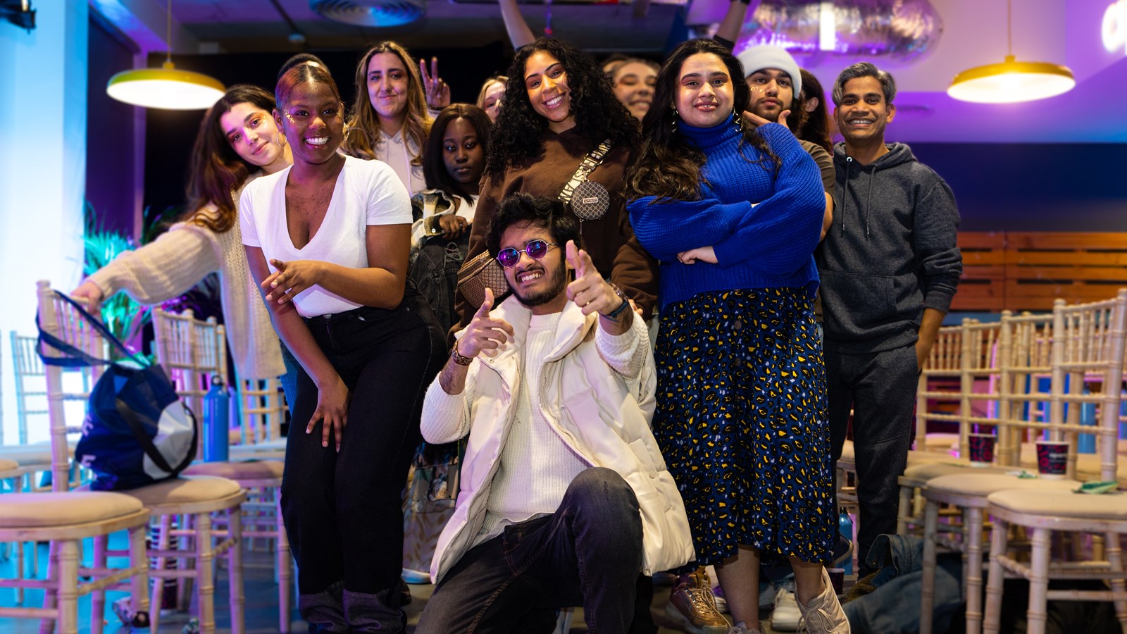 Cam Foundry Fashion Show Students Posing