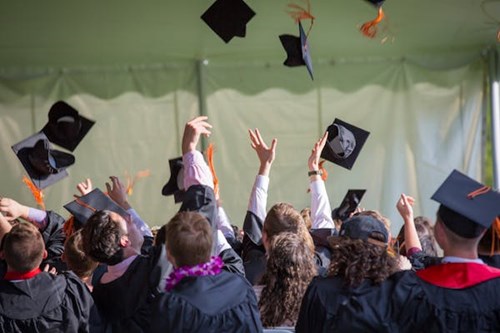 Students graduating