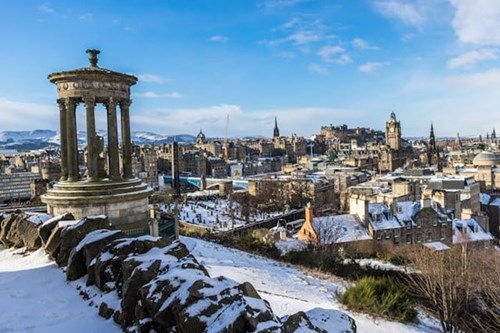 Calton Hill in Edinburgh