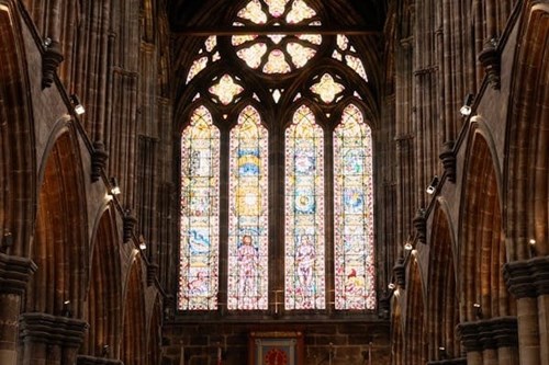 Interior of the Glasgow Cathedral