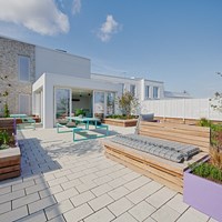 The Loom roof terrace in Dublin student accommodation