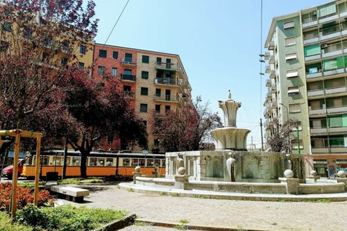 Piazza Giovanni Bausan in Bovisa Milan