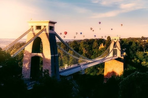 Air balloon festival in Bristol